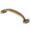 Siro Bowed Cabinet Pull Handle Antique Brass 130mm