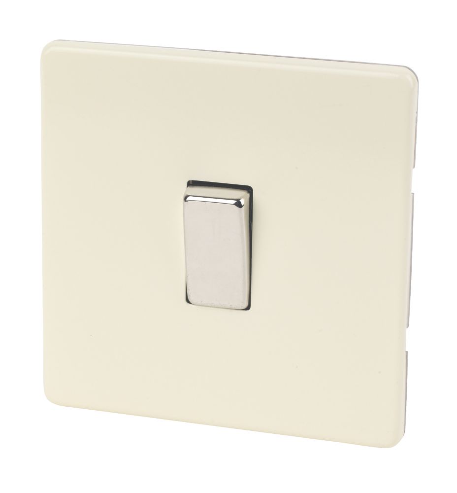 Varilight  10AX 1-Gang 2-Way Light Switch  White Chocolate