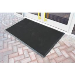 COBA Fingertip Entrance Mat Black 1m x 0.8m x 13mm