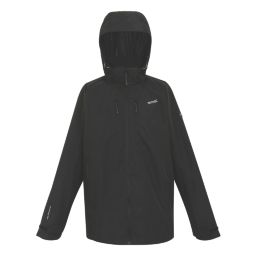 Regatta Calderdale VI Waterproof & Breathable Jacket Black 2X Large Size 55.5" Chest