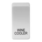 Knightsbridge 'WINE COOLER' Switch Cover White