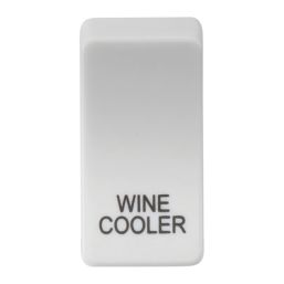 Knightsbridge 'WINE COOLER' Switch Cover White