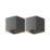 Calex Falerna Outdoor Rechargeable LED Up & Down Wall Lights With PIR & Photocell Sensor Black 70lm 2 Pack