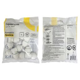 Flomasta  Plastic Push-Fit Equal Tees 15mm 5 Pack