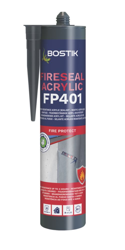 Bostik FP401 Fire Resistant Acrylic Sealant White 310ml