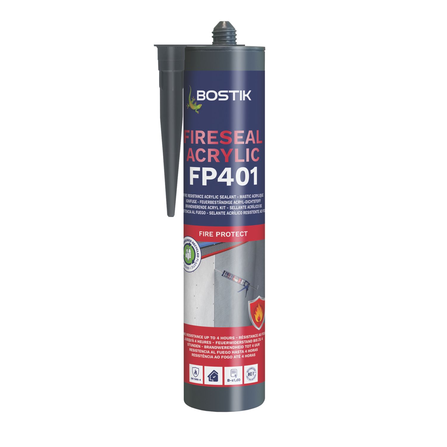 Bostik FP401 Fire Resistant Acrylic Sealant White 310ml (572JE)