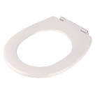 Bemis Padua Standard Closing Ring Only Toilet Seat Thermoset Plastic White