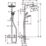 Hansgrohe Crometta S HP Rear-Fed Exposed Chrome Thermostatic Mixer Shower
