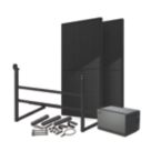 Fox 1200W Bifacial Solar Power Kit with 2 x 460W Solar Panels and Mini Qube with 2.11kWh Battery