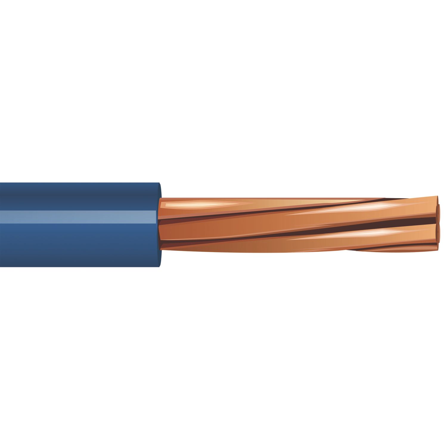 Time 6491B Blue 4mm² LSZH Conduit Cable 100m Drum (572PY)