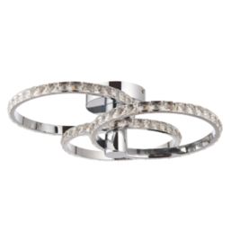 Quay Design Reena LED Semi-Flush Light Chrome 18W 1766lm