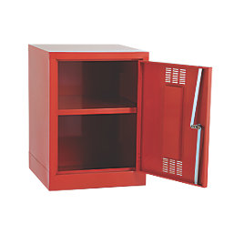 Barton  1-Shelf Pesticide Cabinet Red 457mm x 457mm x 609mm