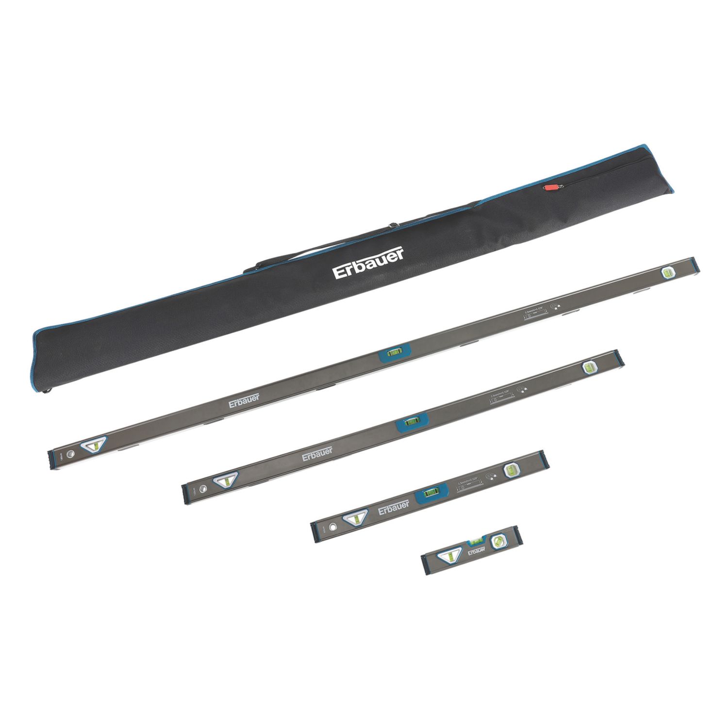 Erbauer Spirit Level Set 4 Pieces (572YC)
