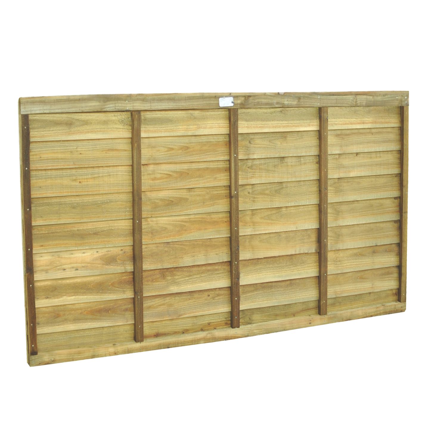Forest Super Lap Fence Panels Natural Timber 6' x 4' Pack of 6 (5732K)