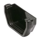 FloPlast  Square External Stop End Black 114mm