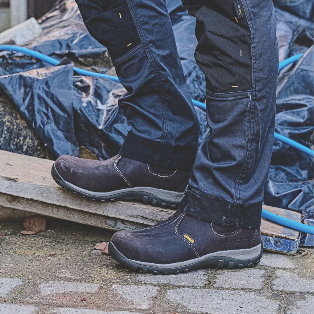 DeWalt Radial Size 9 Brown Steel Toe Cap Safety Dealer Boots Screwfix