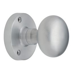 Carlisle Brass Mushroom Mortice Knob 61mm Pair Satin Chrome