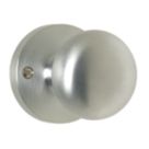 Carlisle Brass Mushroom Mortice Knob 61mm Pair Satin Chrome
