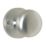 Carlisle Brass Mushroom Mortice Knob 61mm Pair Satin Chrome