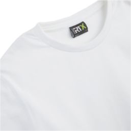 Pro RTX  Short Sleeve T-Shirt White Small 35 / 37" Chest
