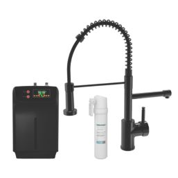 ETAL  Flexi Style 3-in-1 Instant Boiling Water Kitchen Tap Matt Black