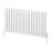 Reina Piatto Double 600mm x 1195mm 4371BTU White Horizontal Designer Radiator