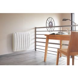 Acova Taiga 1250W Electric Aluminium Horizontal Radiator 575mm x 829mm White 4265BTU