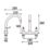 Bristan VAL2 DSM C CD Lever Deck Mounted Sink Mixer Chrome