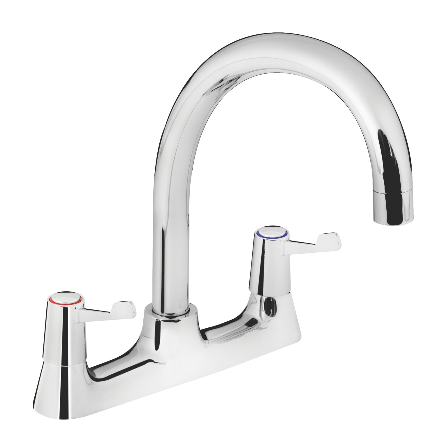 Bristan VAL2 DSM C CD Lever Deck Mounted Sink Mixer Chrome (573JE)