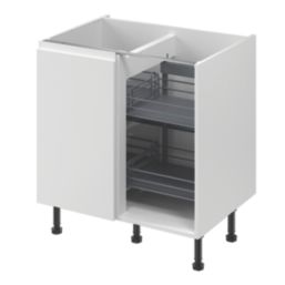 Essentials Anthracite LH Left Hand Corner Pull-Out Storage 800mm