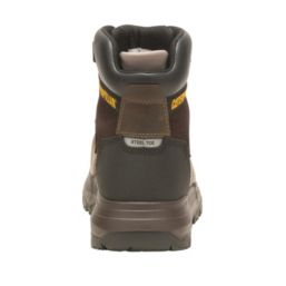 CAT Diagnostic 2.0 Size 7  Brown Waterproof Steel Toe Cap Safety Boots