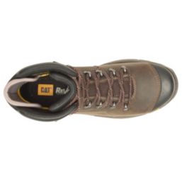 CAT Diagnostic 2.0 Size 7  Brown Waterproof Steel Toe Cap Safety Boots