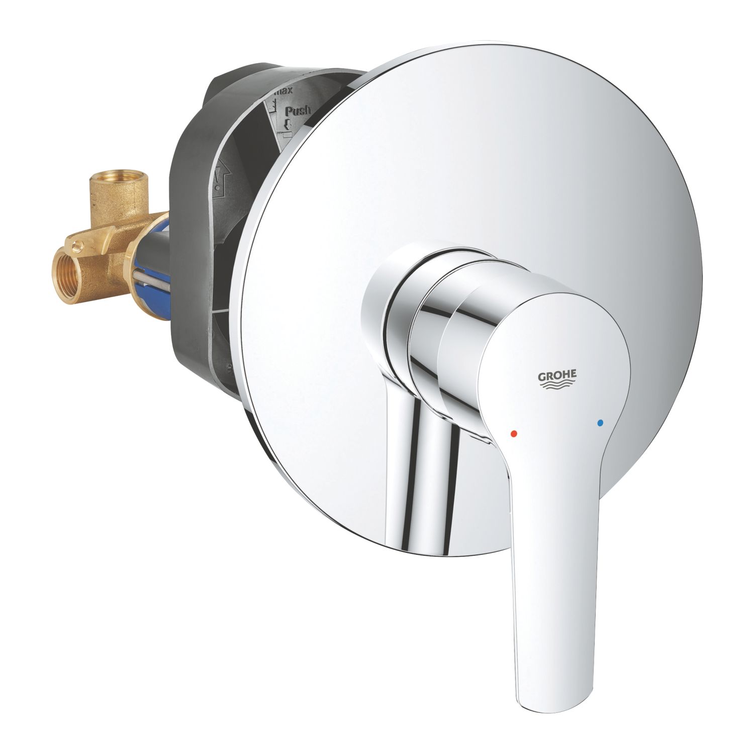 Grohe Start Concealed Single Outlet Manual Chrome Mixer Shower Valve (573XT)