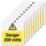 Essentials  'Danger 230V' Electrical Warning Labels 75mm x 75mm 25 Pack