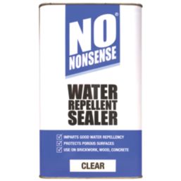 No Nonsense Water Repellent Seal Clear 5Ltr - Screwfix