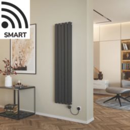 Azur Ilios Duplex 1000W Electric Radiator 1600mm x 372mm Anthracite 3412BTU