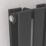 Azur Ilios Duplex 1000W Electric Radiator 1600mm x 372mm Anthracite 3412BTU