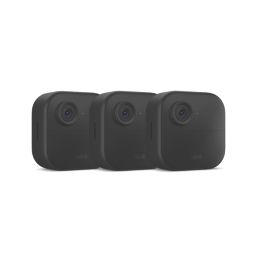 Blink Outdoor 4 Battery-Powered Black Wireless 1080p Indoor & Outdoor Square Smart Cameras 3 Pack