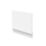Adjustable Bath End Panel 750mm White