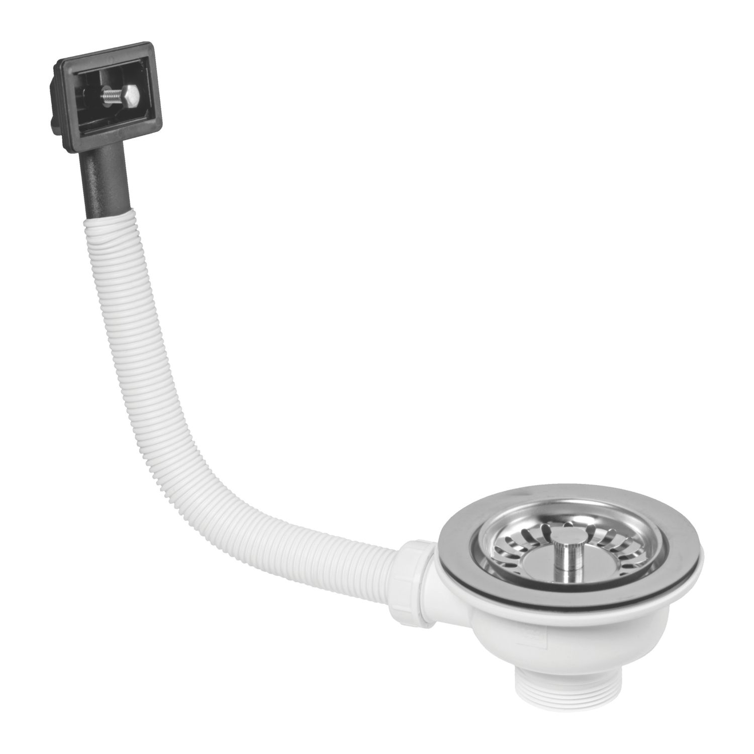 McAlpine Basket Strainer Waste and Overflow White 113mm (574CL)