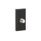 Knightsbridge  Modular F-Type Satellite Socket Black