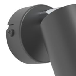 Eglo Reciso-E Cylindrical 1-Light Spotlight Black