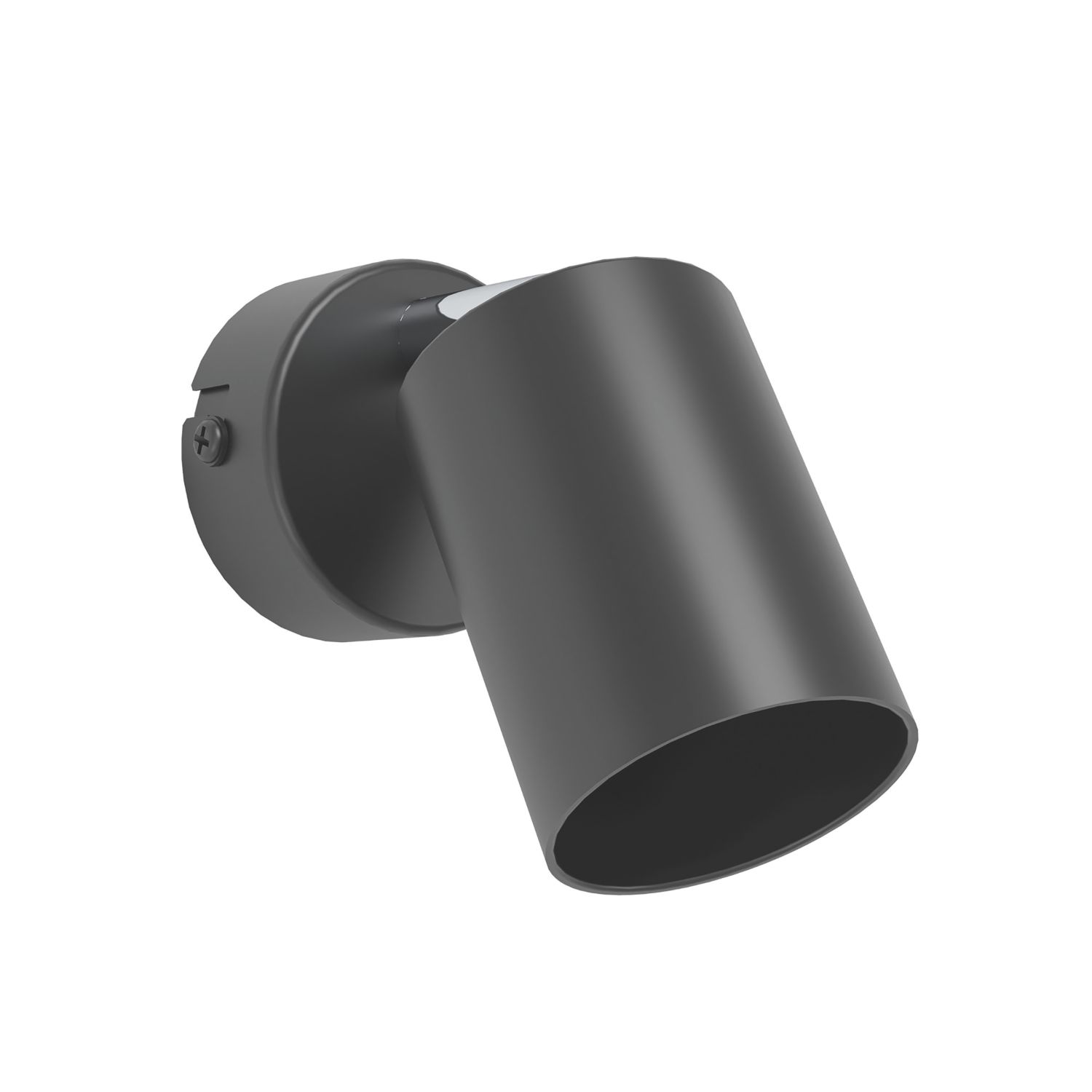 Eglo Reciso-E Cylindrical 1-Light Spotlight Black (574CX)