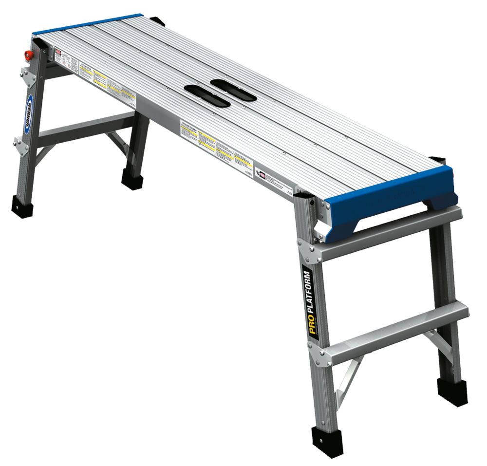 Werner Aluminium Work Platform 500mm x 1150mm Screwfix