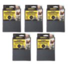 Oakey   Multi-Material Flexible Finishing Pads 150mm x 115mm Black 5 Pack
