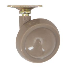 Essentials Swivel Castors 50mm Brown 4 Pack