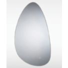 Sensio Mistral Oval Backlit Bathroom Mirror With 596lm LED Light 550mm x 800mm