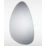 Sensio Mistral Oval Backlit Bathroom Mirror With 596lm LED Light 550mm x 800mm
