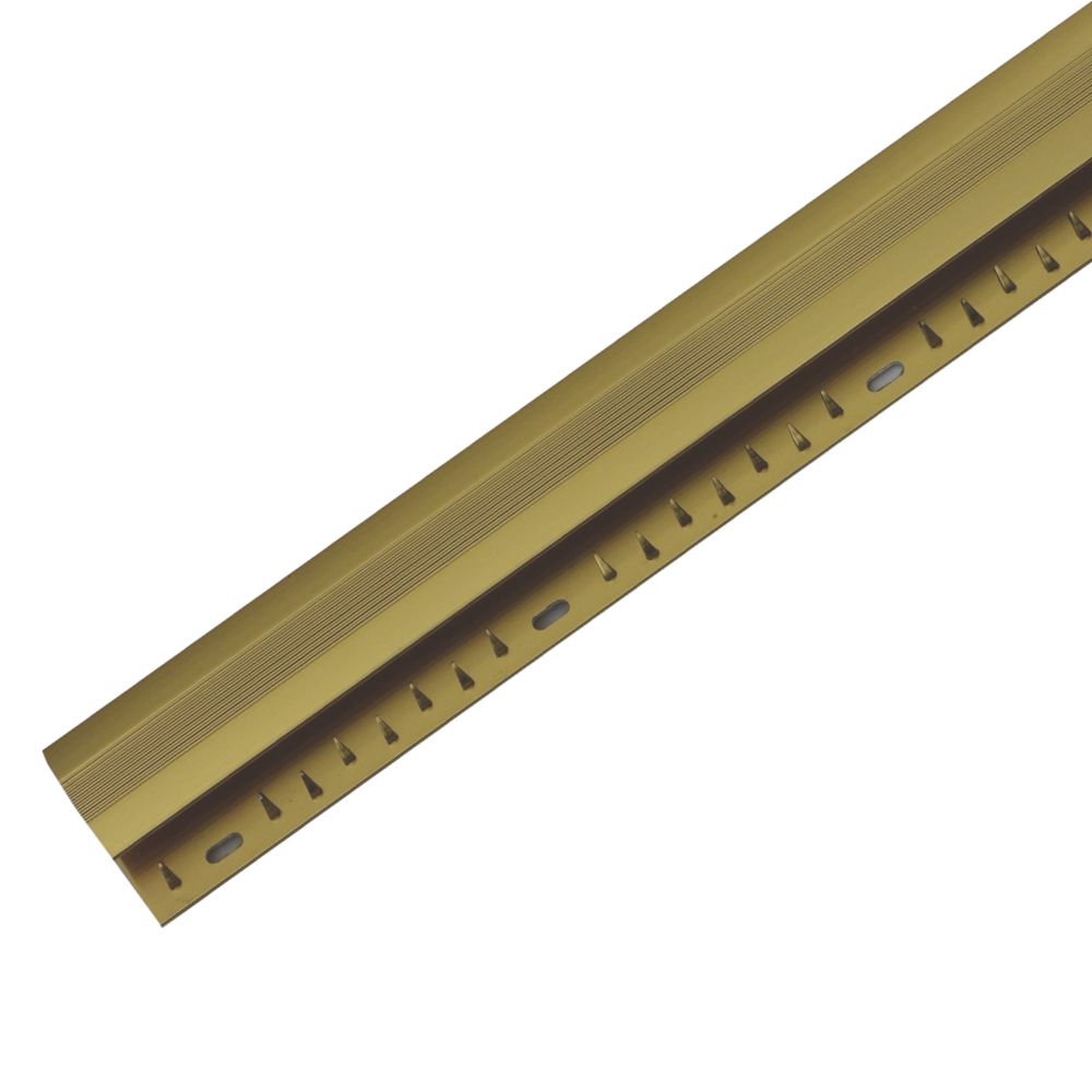 Zig Zag Door Strip Gold 0 9m X 42mm Fix