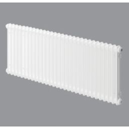 DeLonghi 600mm x 1406mm 4586BTU Traffic White Horizontal 2 Column Radiator